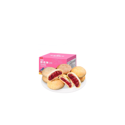 300克原味盒裝鮮花餅